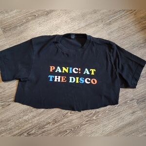 FINAL DISCOUNT 'Panic at the Disco' Crop Top T-shirt